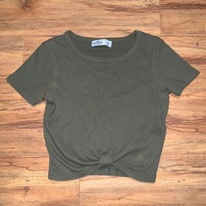 Hollister Tops - Army Green Crop Top Hollister Tops - Army Green Crop Top